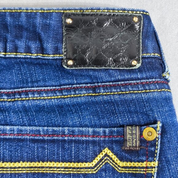 Buffalo Jeans women's sz 30 ink blue colour Selvedge Low rise Straight leg denim - Picture 5 of 13